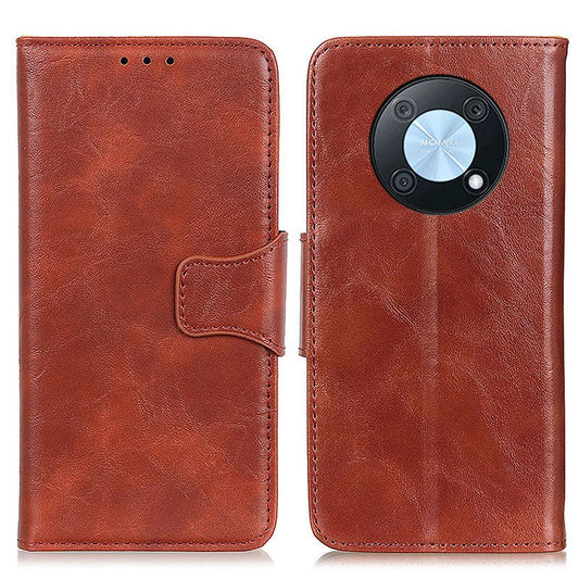 For Huawei nova Y90 4G / Enjoy 50 Pro 4G Split Leather Mobile Phone Cover Supporting Stand Phone Case Anti-drop Crazy Horse Texture Wallet Smartphone Shell