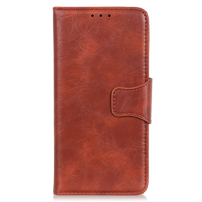 For Huawei nova Y90 4G / Enjoy 50 Pro 4G Split Leather Mobile Phone Cover Supporting Stand Phone Case Anti-drop Crazy Horse Texture Wallet Smartphone Shell