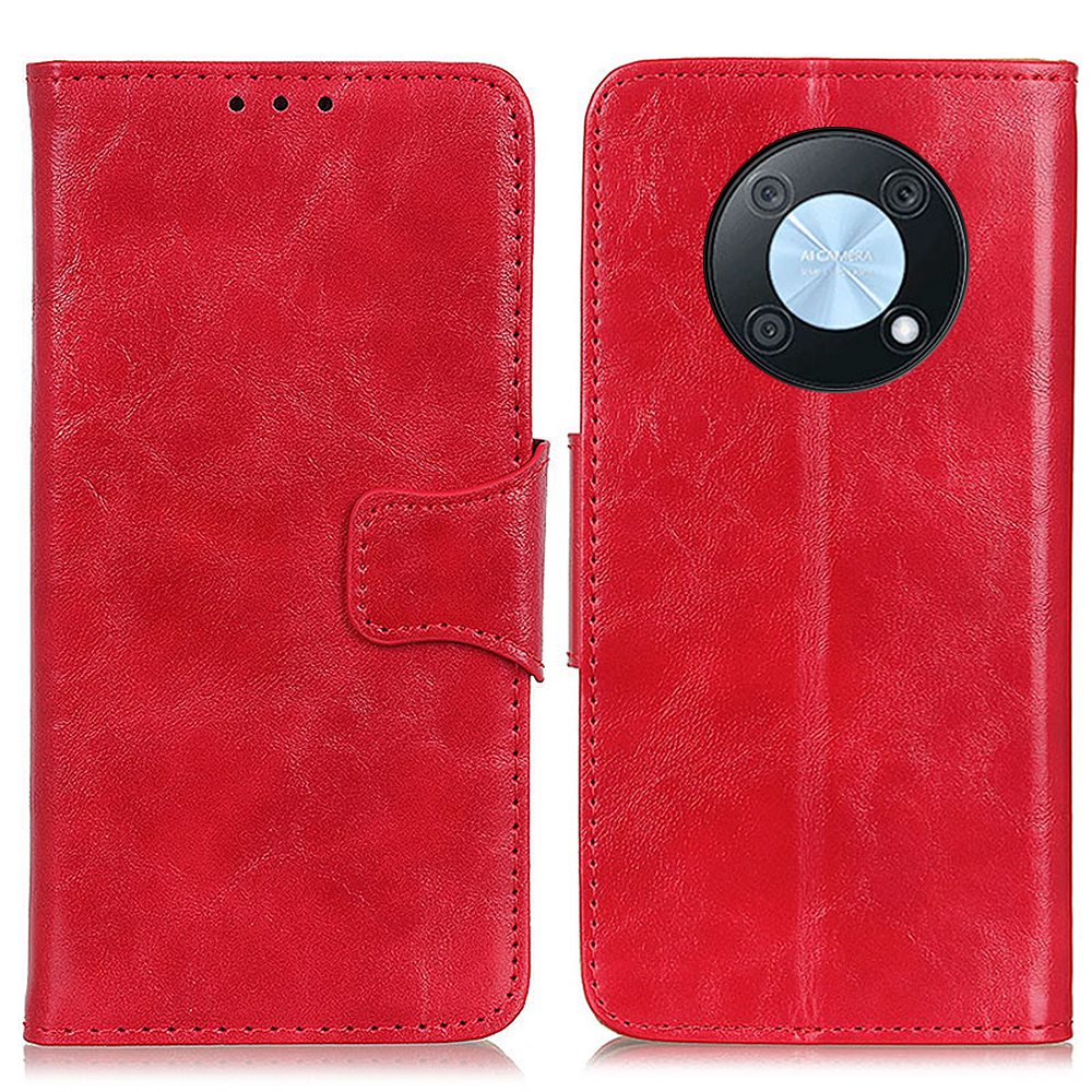 For Huawei nova Y90 4G / Enjoy 50 Pro 4G Split Leather Mobile Phone Cover Supporting Stand Phone Case Anti-drop Crazy Horse Texture Wallet Smartphone Shell