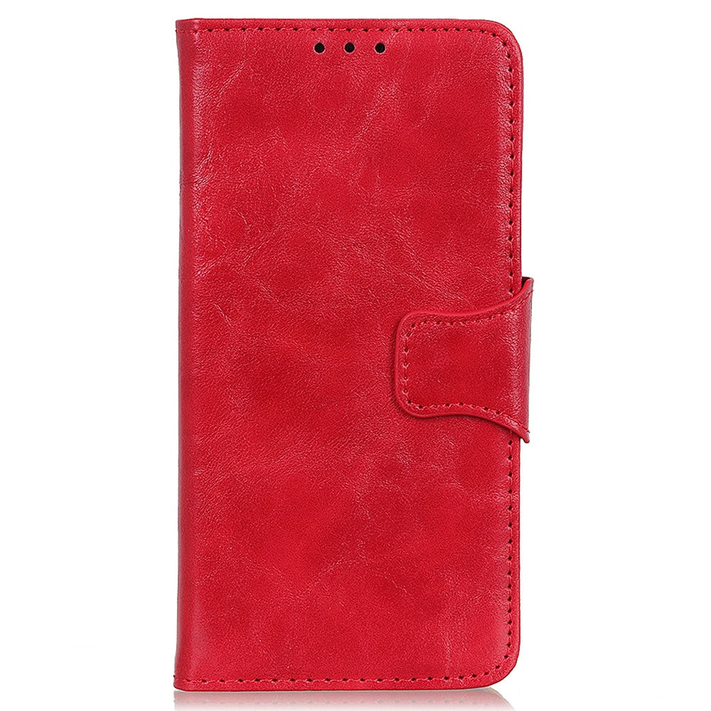 For Huawei nova Y90 4G / Enjoy 50 Pro 4G Split Leather Mobile Phone Cover Supporting Stand Phone Case Anti-drop Crazy Horse Texture Wallet Smartphone Shell