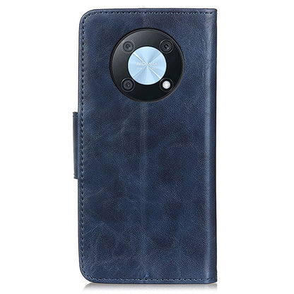 For Huawei nova Y90 4G / Enjoy 50 Pro 4G Split Leather Mobile Phone Cover Supporting Stand Phone Case Anti-drop Crazy Horse Texture Wallet Smartphone Shell