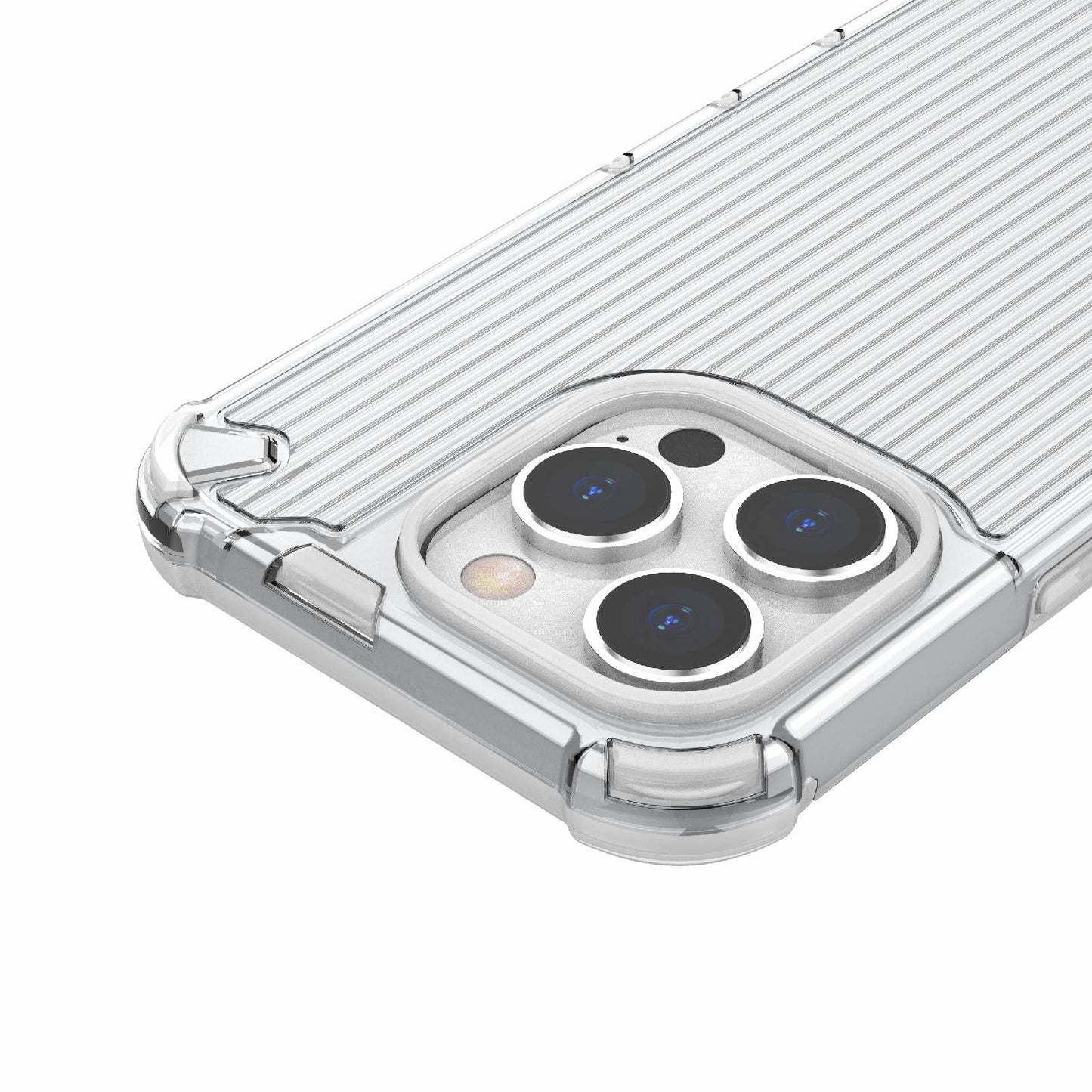 For iPhone 13 Pro 6.1 inch Anti-Fall Phone Case PC+TPU Hybrid Shockproof Phone Protector