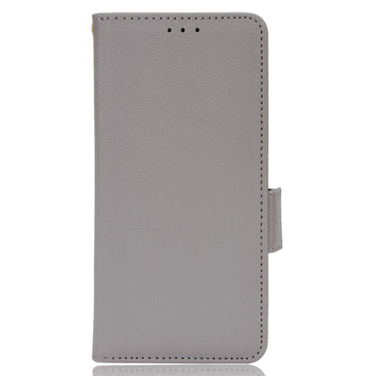 Litchi Texture Phone Cover for Alcatel 1B (2022) / TCL 303, PU Leather Folio Flip Case with Wallet Stand