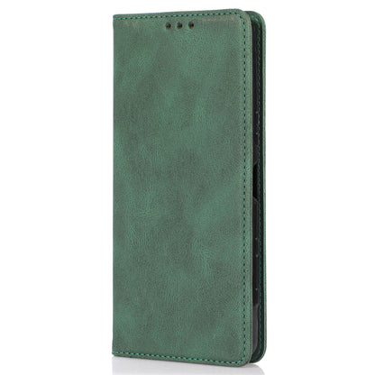 For Sony Xperia 5 III 5G Shockproof Case PU Leather Wallet Phone Shell Magnetic Closure Stand Cover