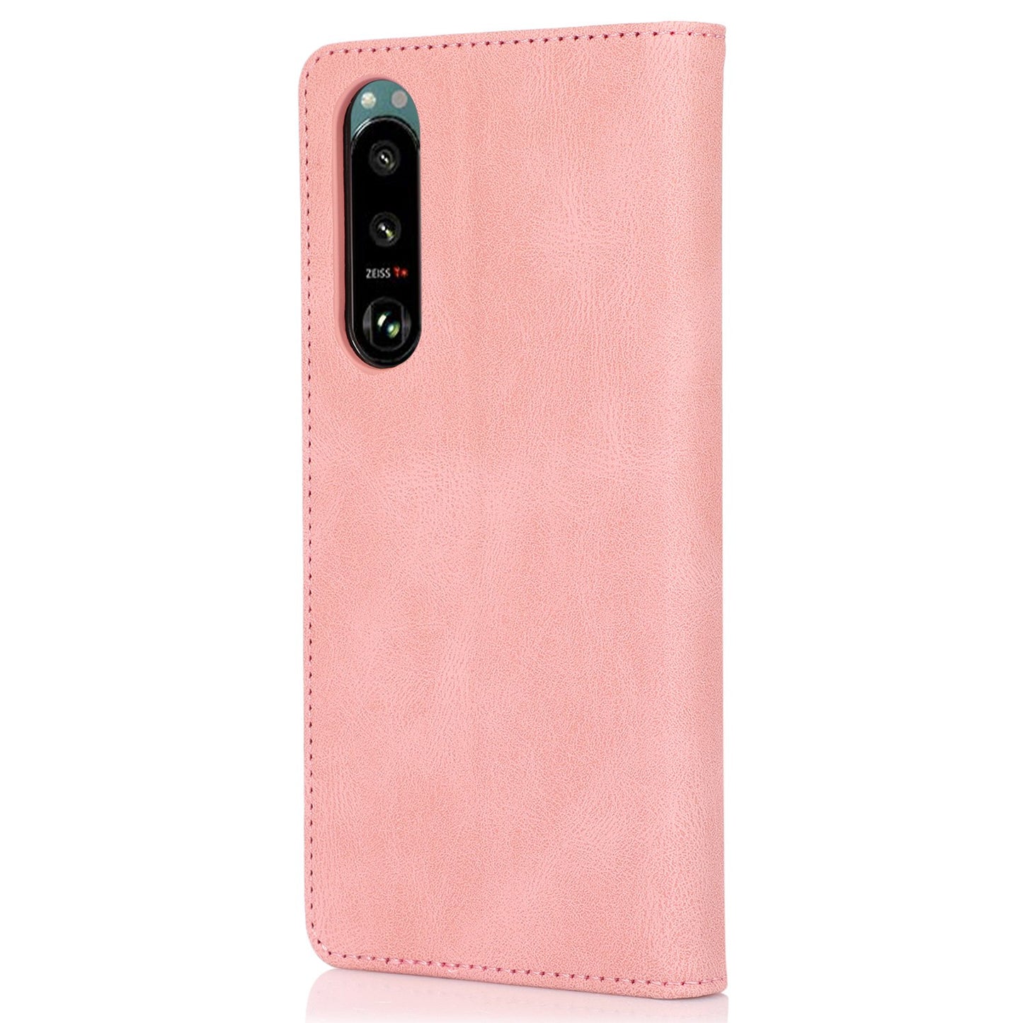 For Sony Xperia 5 III 5G Shockproof Case PU Leather Wallet Phone Shell Magnetic Closure Stand Cover