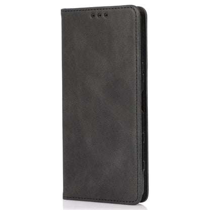 For Sony Xperia 5 III 5G Shockproof Case PU Leather Wallet Phone Shell Magnetic Closure Stand Cover