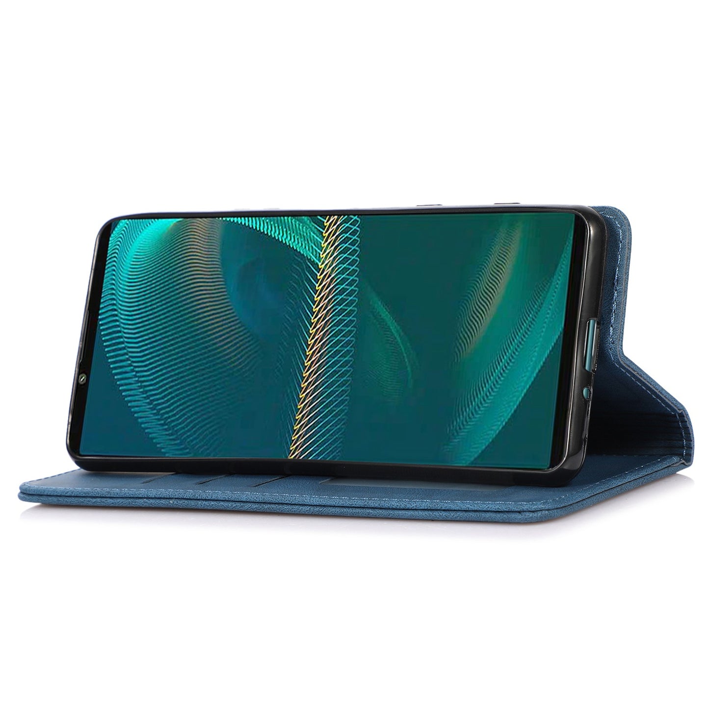 For Sony Xperia 5 III 5G Shockproof Case PU Leather Wallet Phone Shell Magnetic Closure Stand Cover