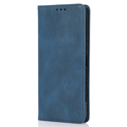 For Sony Xperia 5 III 5G Shockproof Case PU Leather Wallet Phone Shell Magnetic Closure Stand Cover