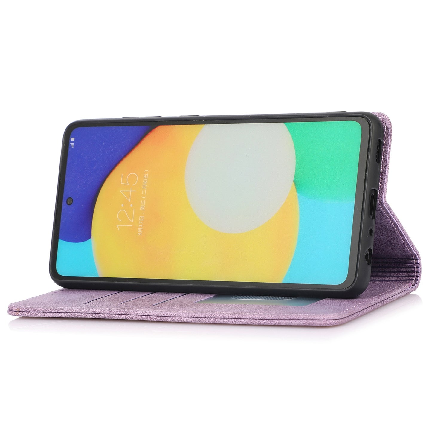 For Samsung Galaxy A52 4G  /  5G / A52s 5G Magnetic Adsorption Phone Case PU Leather Protective Cover with Stand / Wallet