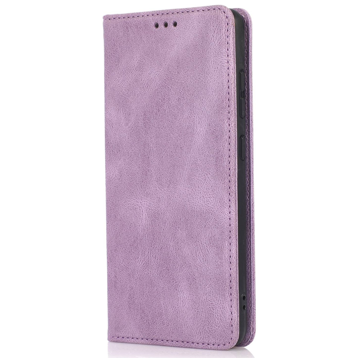 For Samsung Galaxy A52 4G  /  5G / A52s 5G Magnetic Adsorption Phone Case PU Leather Protective Cover with Stand / Wallet