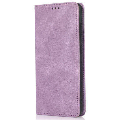 For Samsung Galaxy A52 4G  /  5G / A52s 5G Magnetic Adsorption Phone Case PU Leather Protective Cover with Stand / Wallet