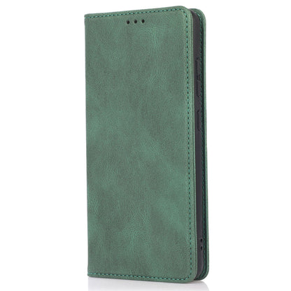 For Samsung Galaxy A52 4G  /  5G / A52s 5G Magnetic Adsorption Phone Case PU Leather Protective Cover with Stand / Wallet