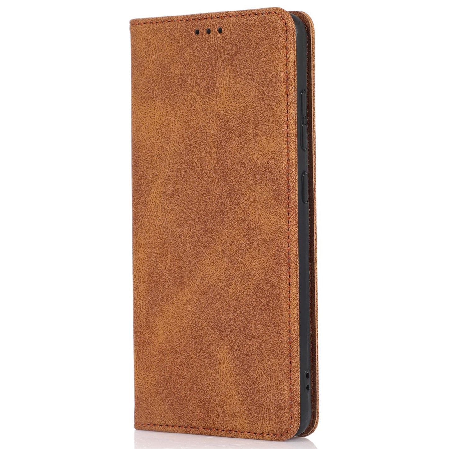 For Samsung Galaxy A52 4G  /  5G / A52s 5G Magnetic Adsorption Phone Case PU Leather Protective Cover with Stand / Wallet