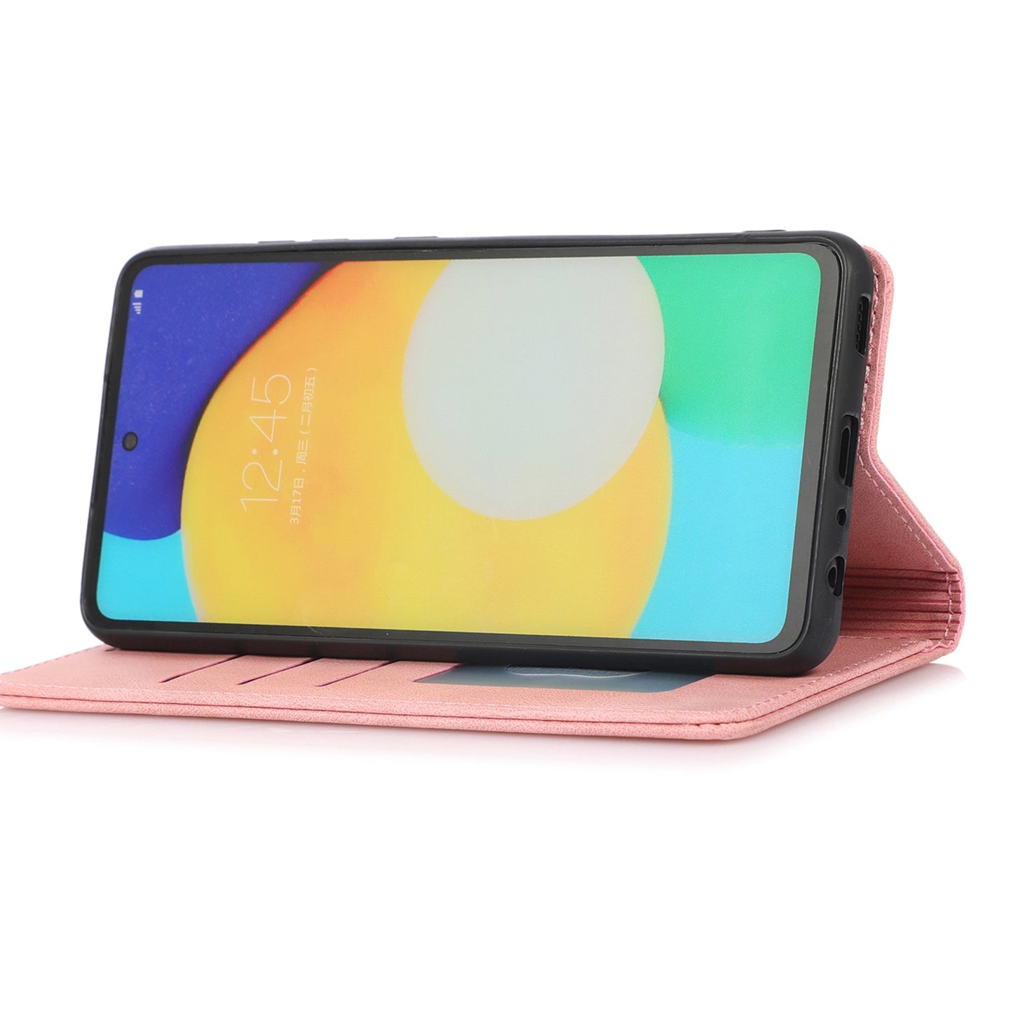 For Samsung Galaxy A52 4G  /  5G / A52s 5G Magnetic Adsorption Phone Case PU Leather Protective Cover with Stand / Wallet