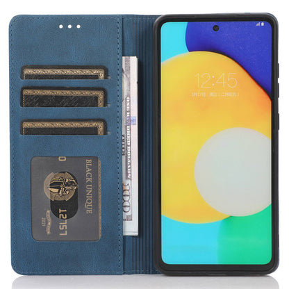 For Samsung Galaxy A52 4G  /  5G / A52s 5G Magnetic Adsorption Phone Case PU Leather Protective Cover with Stand / Wallet