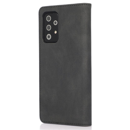 For Samsung Galaxy A52 4G  /  5G / A52s 5G Magnetic Adsorption Phone Case PU Leather Protective Cover with Stand / Wallet