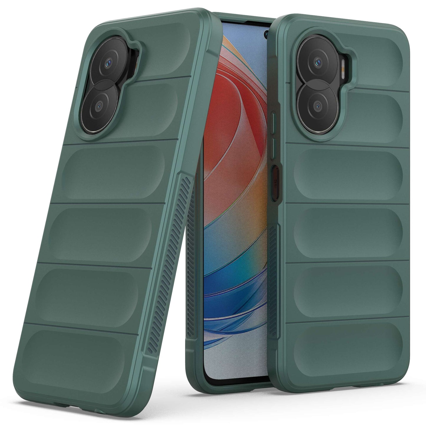 For Honor X40i 5G TPU Defender Rugged Mobile Phone Shell Precise Cutout Anti-scratch Back Cover
