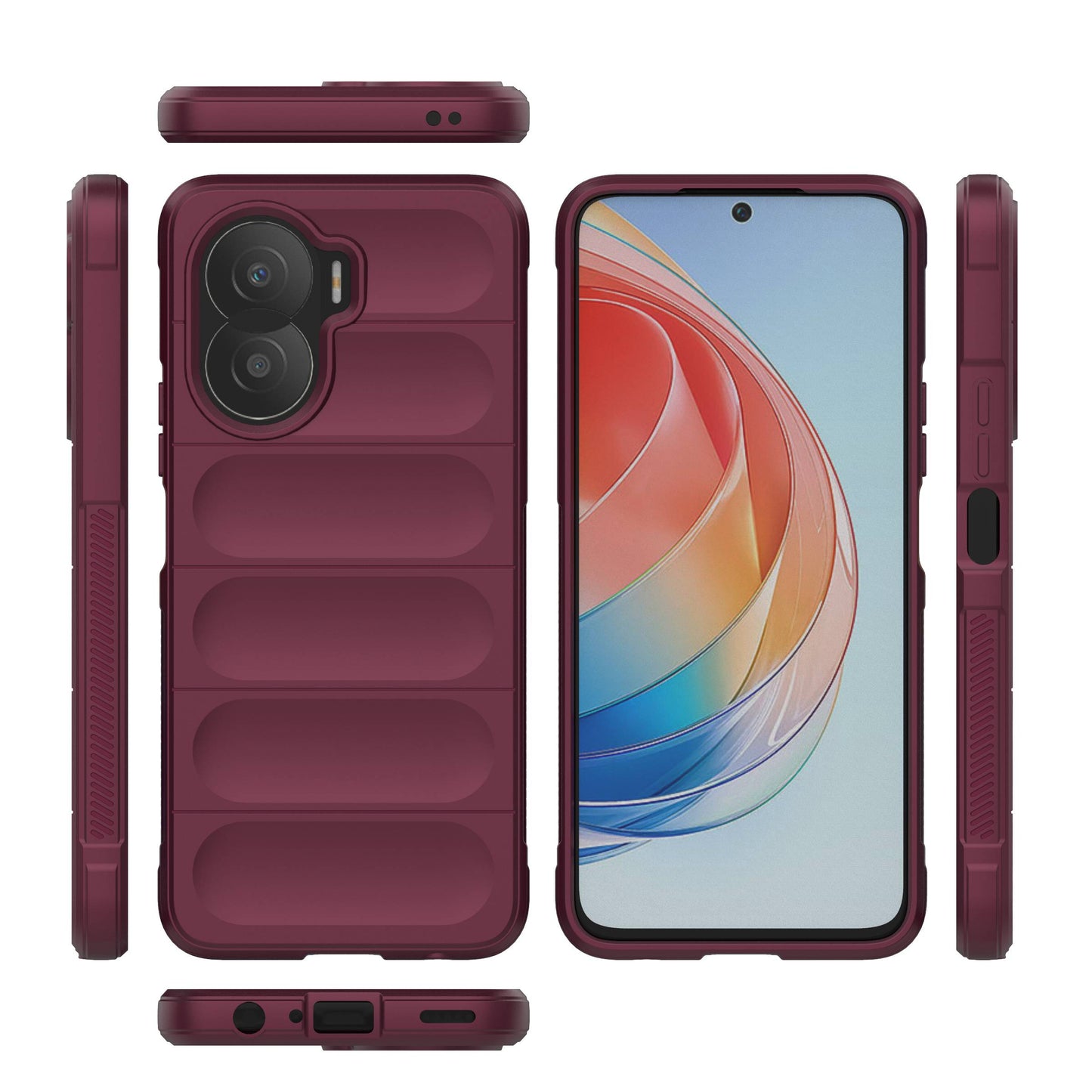 For Honor X40i 5G TPU Defender Rugged Mobile Phone Shell Precise Cutout Anti-scratch Back Cover