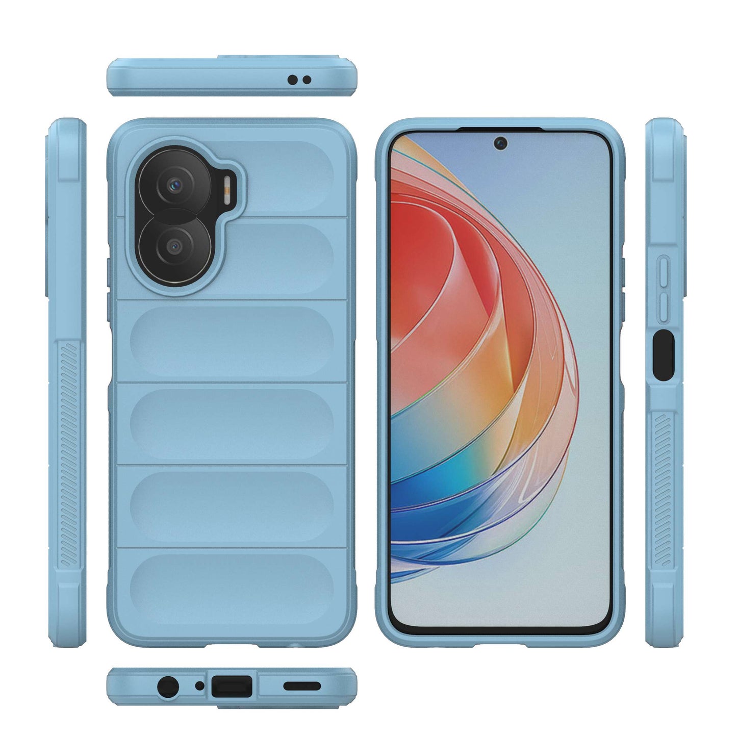 For Honor X40i 5G TPU Defender Rugged Mobile Phone Shell Precise Cutout Anti-scratch Back Cover