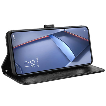 For Infinix Hot 12 4G Mobile Phone Wallet Case Dot Pattern Imprinted PU Leather Stand Phone Cover