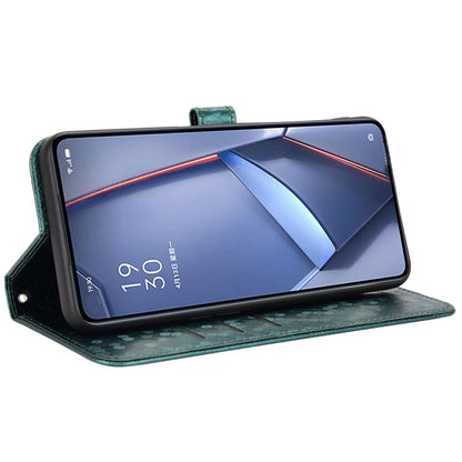 For Infinix Hot 12 4G Mobile Phone Wallet Case Dot Pattern Imprinted PU Leather Stand Phone Cover