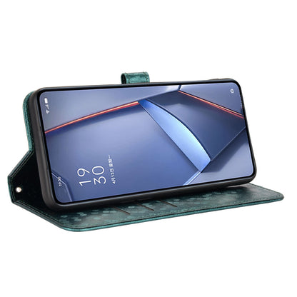For Samsung Galaxy A13 4G Dot Pattern Imprinted Phone Cover Anti-scratch PU Leather Stand Wallet Phone Case