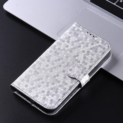 For Samsung Galaxy A13 4G Dot Pattern Imprinted Phone Cover Anti-scratch PU Leather Stand Wallet Phone Case