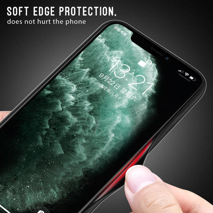 Anti-scratch Phone Cover For Samsung Galaxy A52 4G / 5G / A52s 5G, Carbon Fiber Texture Tempered Glass Phone Case with Soft TPU Frame