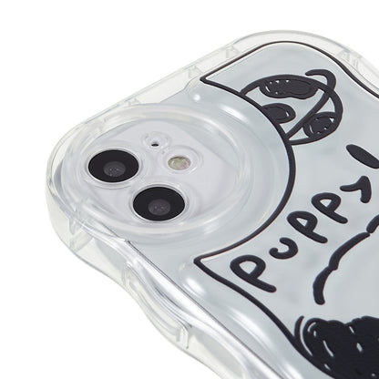 Back Cover for iPhone 11 6.1 inch, Pattern Printed Precise Cutout Soft TPU Wave-shaped Edge Anti-fall Case