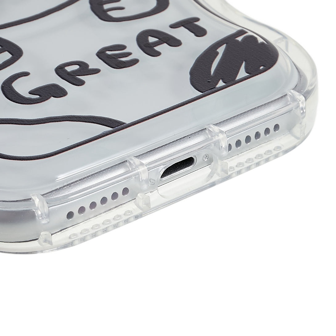 Back Cover for iPhone 11 6.1 inch, Pattern Printed Precise Cutout Soft TPU Wave-shaped Edge Anti-fall Case