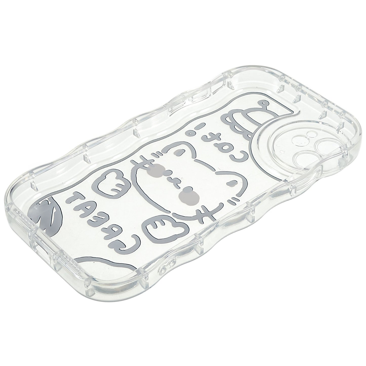 Back Cover for iPhone 11 6.1 inch, Pattern Printed Precise Cutout Soft TPU Wave-shaped Edge Anti-fall Case