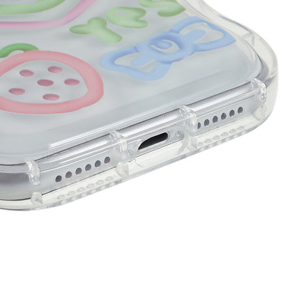 Back Cover for iPhone 11 6.1 inch, Pattern Printed Precise Cutout Soft TPU Wave-shaped Edge Anti-fall Case