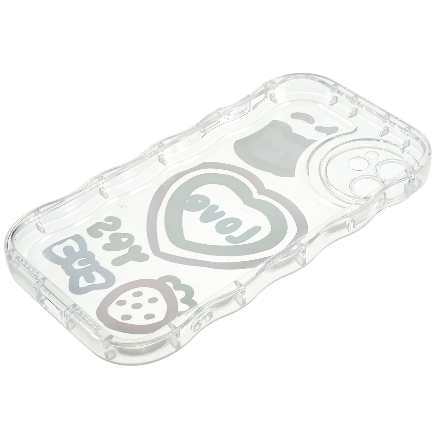 Back Cover for iPhone 11 6.1 inch, Pattern Printed Precise Cutout Soft TPU Wave-shaped Edge Anti-fall Case