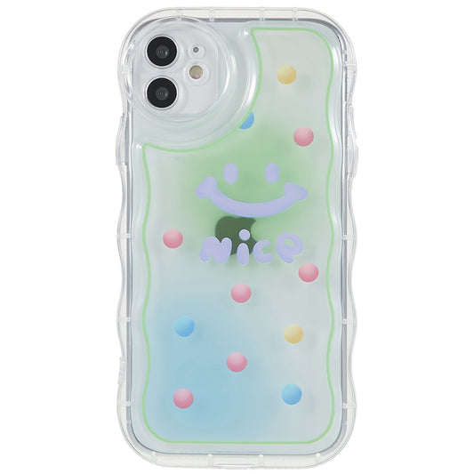 Back Cover for iPhone 11 6.1 inch, Pattern Printed Precise Cutout Soft TPU Wave-shaped Edge Anti-fall Case