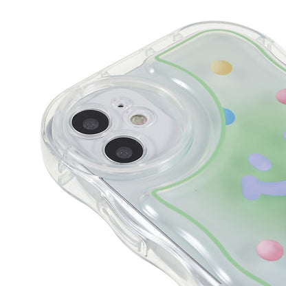 Back Cover for iPhone 11 6.1 inch, Pattern Printed Precise Cutout Soft TPU Wave-shaped Edge Anti-fall Case