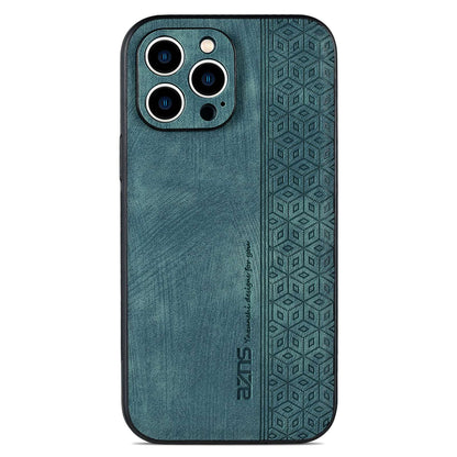 AZNS For iPhone 13 Pro Phone Case PU Leather Coated TPU Drop-proof Mobile Phone Cover