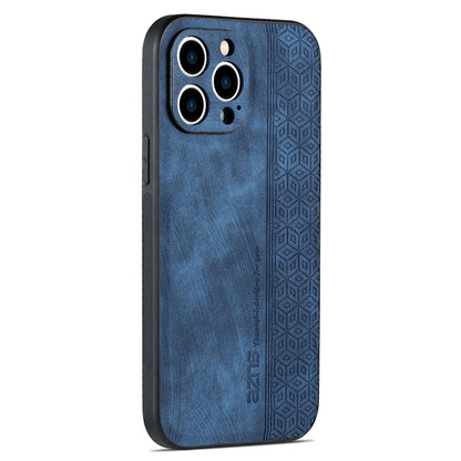AZNS For iPhone 13 Pro Phone Case PU Leather Coated TPU Drop-proof Mobile Phone Cover