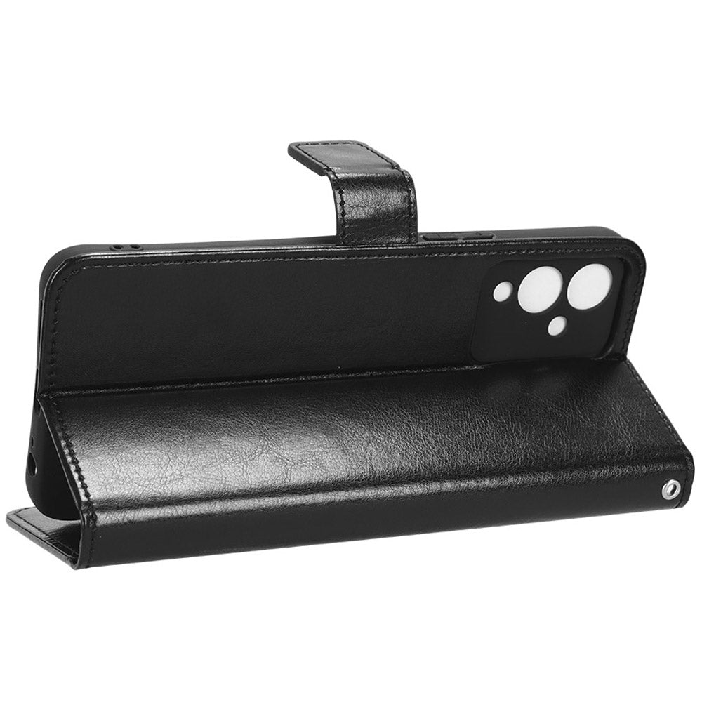 For Infinix Note 12i X6819 Anti-drop Crazy Horse Texture Phone Case Wear-resistant PU Leather Phone Flip Wallet Stand Protective Cover