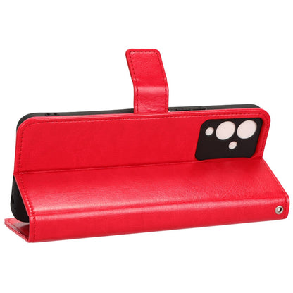 For Infinix Note 12i X6819 Anti-drop Crazy Horse Texture Phone Case Wear-resistant PU Leather Phone Flip Wallet Stand Protective Cover