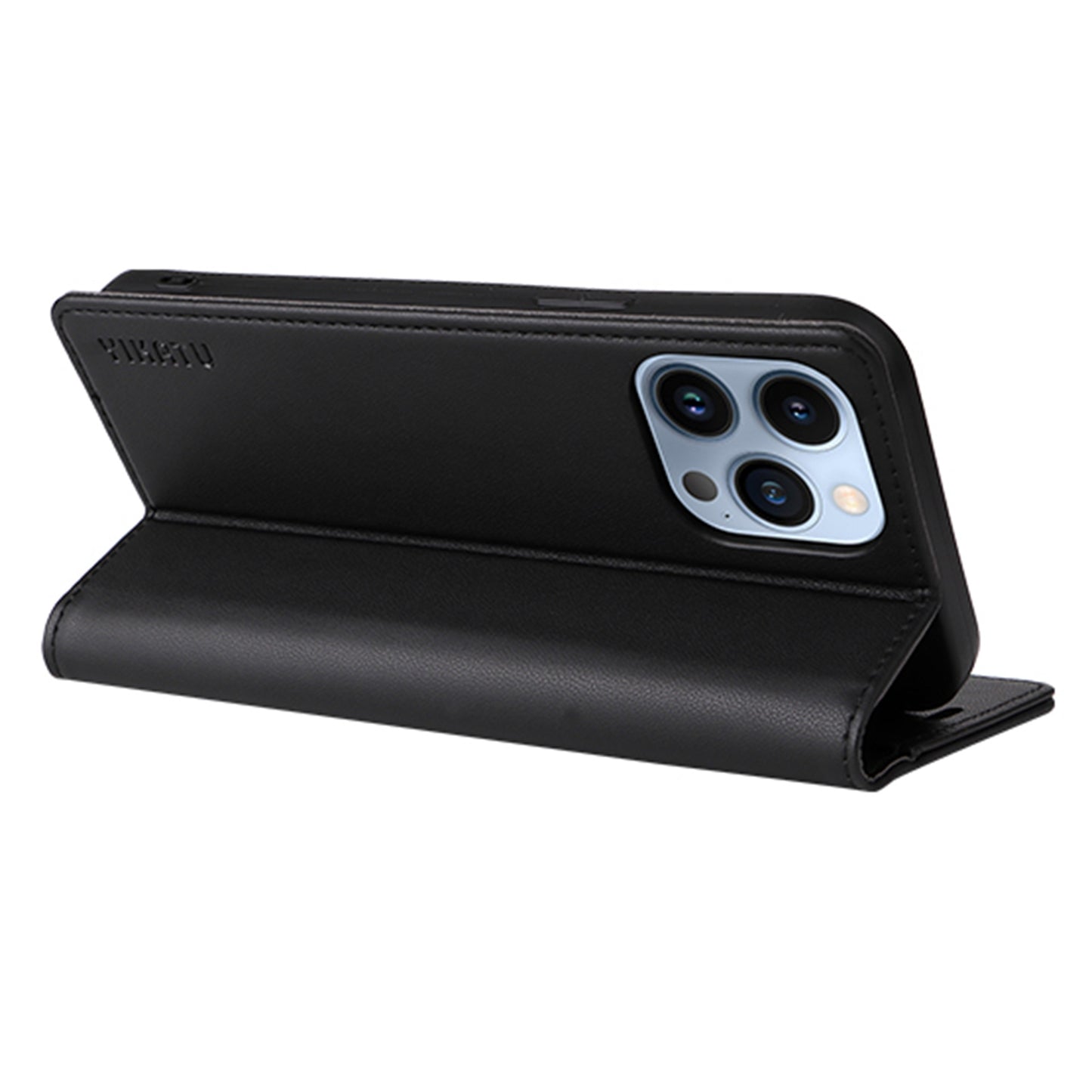 YIKATU for iPhone 13 Pro 6.1 inch YK- 001 Anti-fall Phone Case Magnetic Auto-absorbed PU Leather Flip Wallet Stand Protective Phone Cover