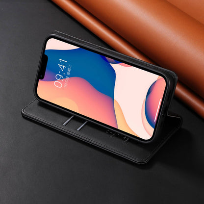 YIKATU for iPhone 13 Pro 6.1 inch YK- 001 Anti-fall Phone Case Magnetic Auto-absorbed PU Leather Flip Wallet Stand Protective Phone Cover