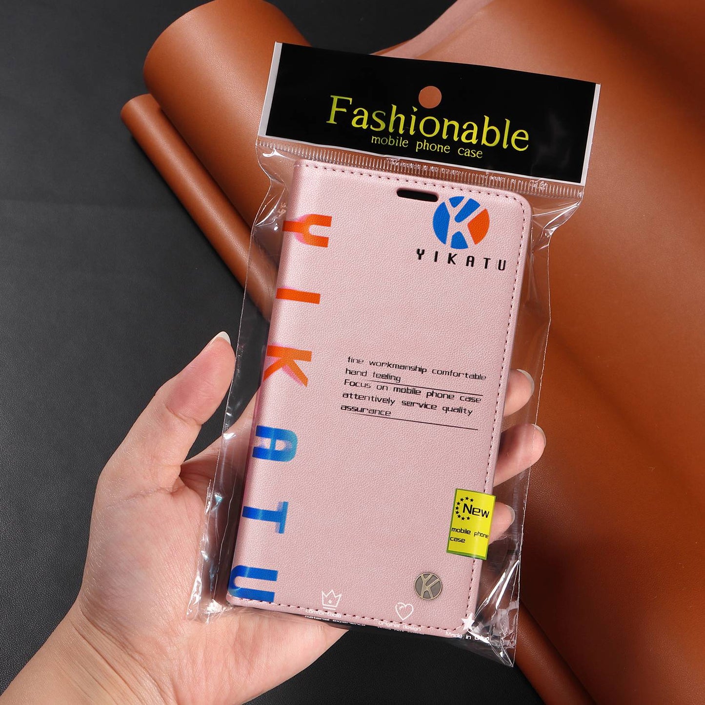 YIKATU for iPhone 13 Pro 6.1 inch YK- 001 Anti-fall Phone Case Magnetic Auto-absorbed PU Leather Flip Wallet Stand Protective Phone Cover