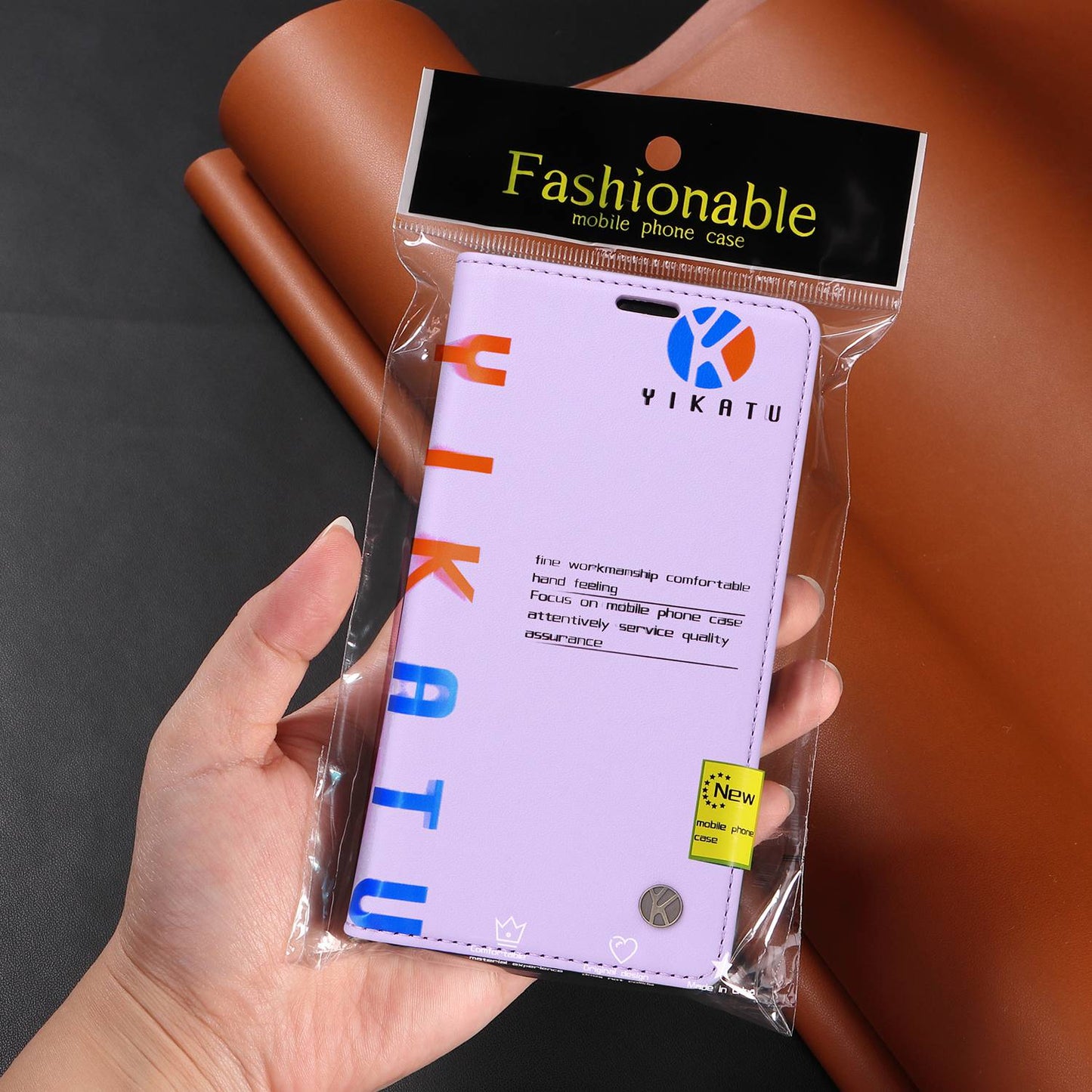 YIKATU for iPhone 13 Pro 6.1 inch YK- 001 Anti-fall Phone Case Magnetic Auto-absorbed PU Leather Flip Wallet Stand Protective Phone Cover