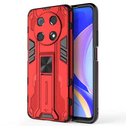 For Huawei Enjoy 50 Pro 4G / nova Y90 4G Wear-resistant Anti-fall Phone Case Kickstand Hybrid Hard PC Soft TPU Back Cover