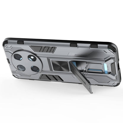 For Huawei Enjoy 50 Pro 4G / nova Y90 4G Wear-resistant Anti-fall Phone Case Kickstand Hybrid Hard PC Soft TPU Back Cover