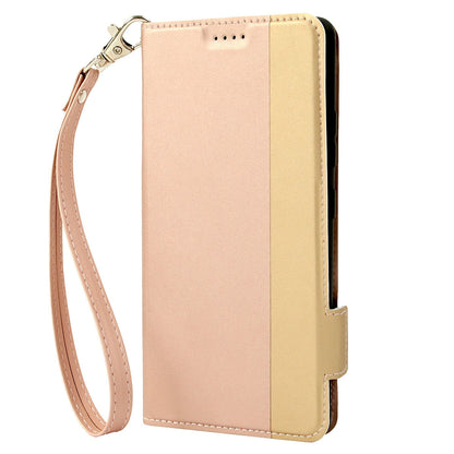 Shockproof Phone Case For iPhone 13 Pro 6.1 inch, Contrast Color Stand Card Holder PU Leather Dual Magnetic Clasp Phone Cover
