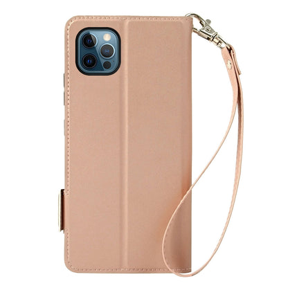 Shockproof Phone Case For iPhone 13 Pro 6.1 inch, Contrast Color Stand Card Holder PU Leather Dual Magnetic Clasp Phone Cover