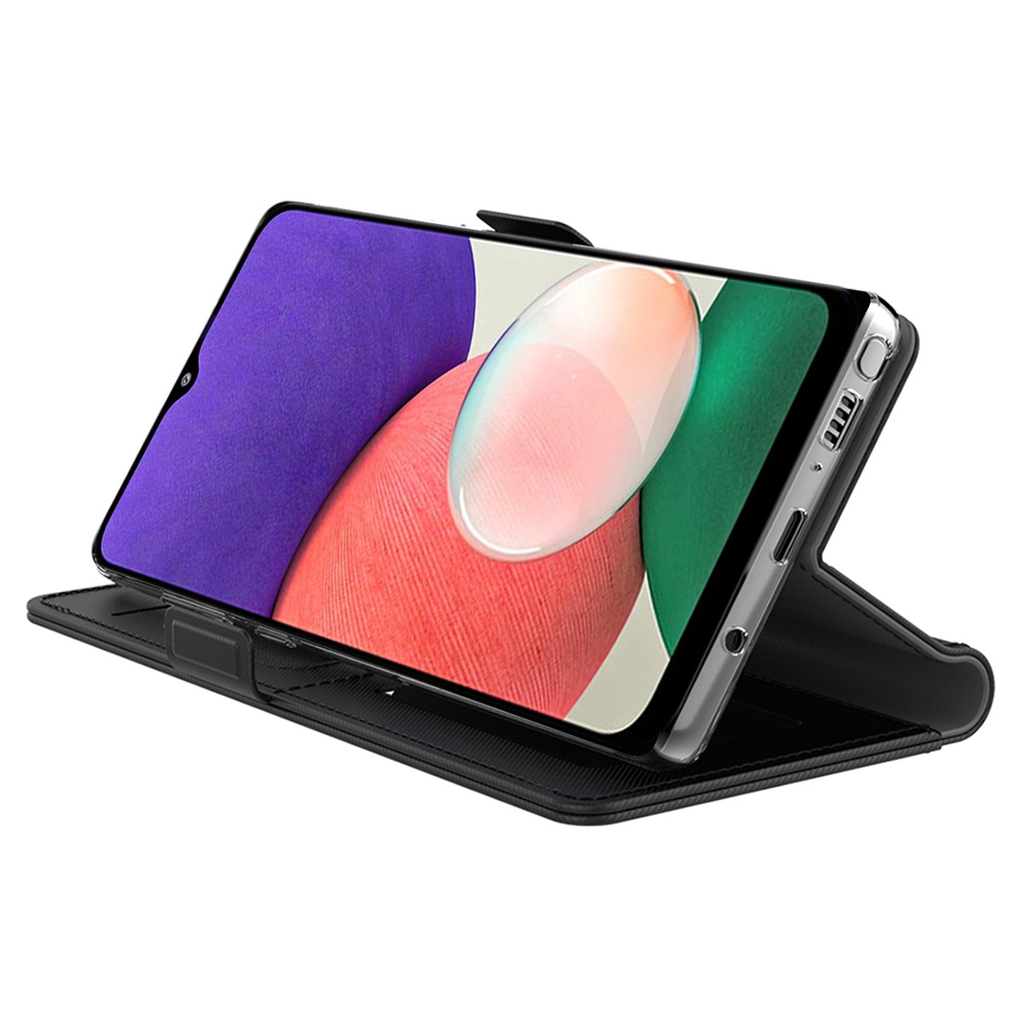 For Samsung Galaxy A52 4G / 5G / A52s 5G Makeup Mirror Stand Leather Case Card Holder Magnetic Clasp Phone Cover