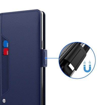 For Samsung Galaxy A52 4G / 5G / A52s 5G Makeup Mirror Stand Leather Case Card Holder Magnetic Clasp Phone Cover