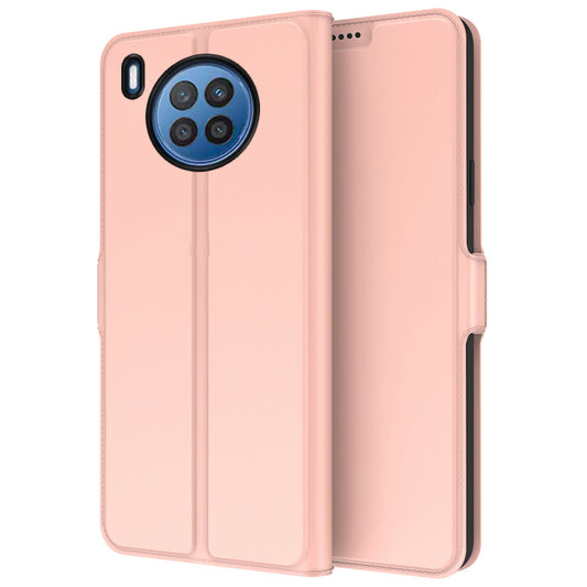 For Huawei nova 8i / Honor 50 Lite Anti-fall PU Leather Mobile Phone Case Card Holder Stand Feature Magnetic Folio Flip Cover